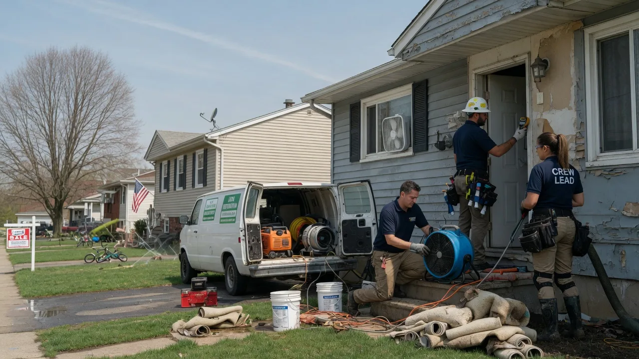 Flood Cleanup in La Belle, PA near me